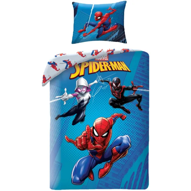 Spider-Man Dekbedovertrek Spider-Verse - katoen Multicolor