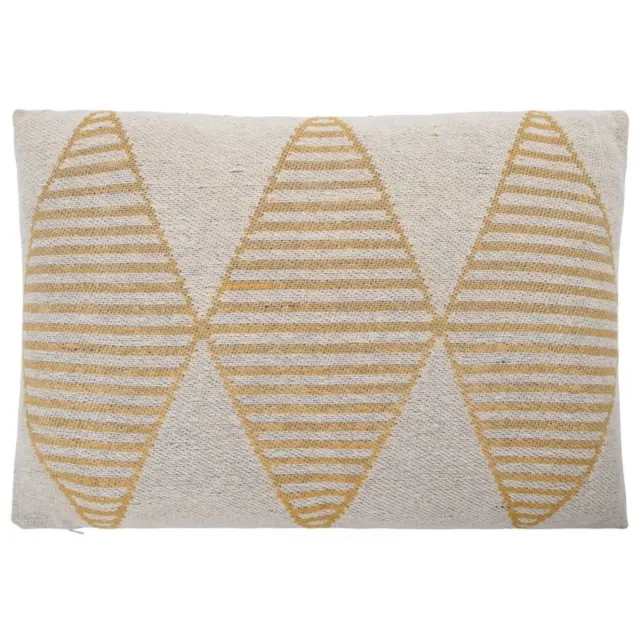 House Doctor Kussenhoes Jaipu Wonen > Woonaccessoires > Kussentjes > Kussenhoesjes Mosterdgeel