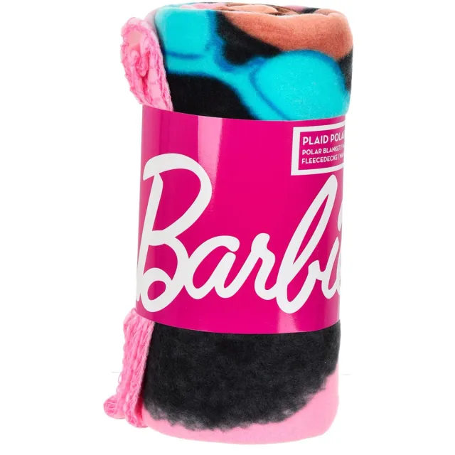 Barbie Fleece deken 100 x 150 cm Roze
