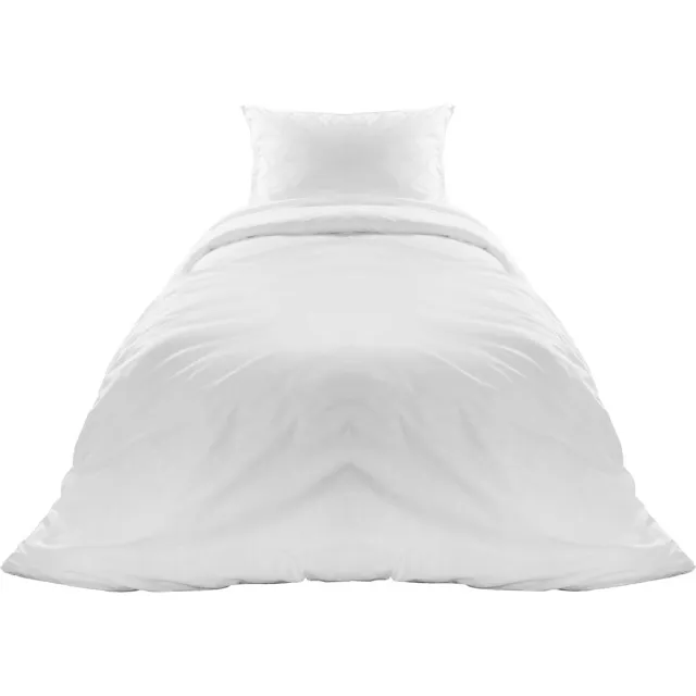 Homéé® Homéé hotel dekbedovertrekset 20A eenpersoons 140x200/220 cm 100% Katoen 140g. m2 wit