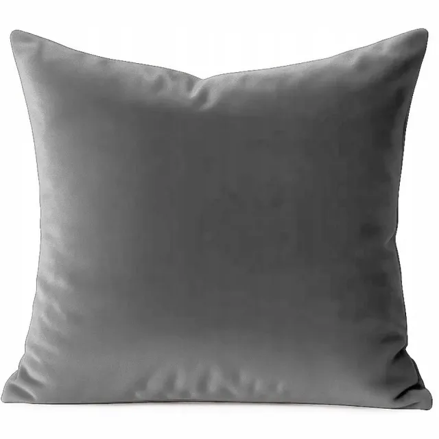 Fitizzio Decoratieve Velours Kussensloop 40x40 cm - Zacht en Stijlvol Grijs