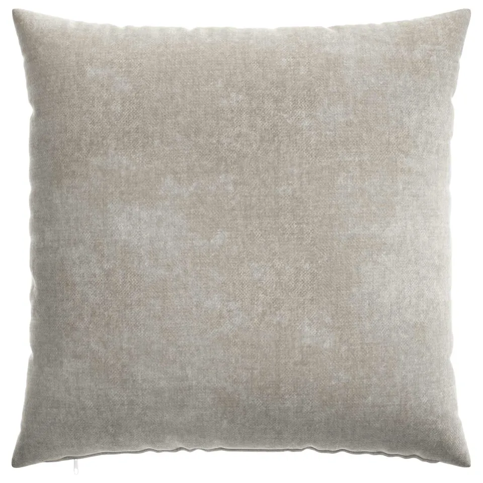 vidaXL Kussensloop 2 st HEERLEN Lichtgrijs 65 x 65 cm Chenille Stof, foto 2