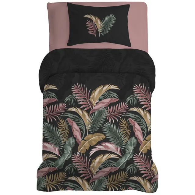 LINNICK Dekbedovertrek Katoen Renforcé Hena - anthracite - 140x200/220cm - 1 persoons Hena antraciet
