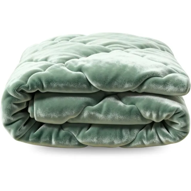 Zelesta Flanel Uni - Groen 240x200cm