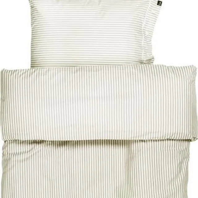 Himla Rindo dekbedovertrek stripe sand - 140 x 220 cm