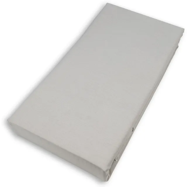 Tuur Hoeslaken 160x200x30 cm - Biokatoen GOTS - Tweepersoons - Grijs