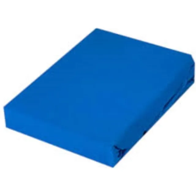 Lotte & Julius Hoeslaken - Jersey - 80 x 180 cm - Blauw kobaltblauw