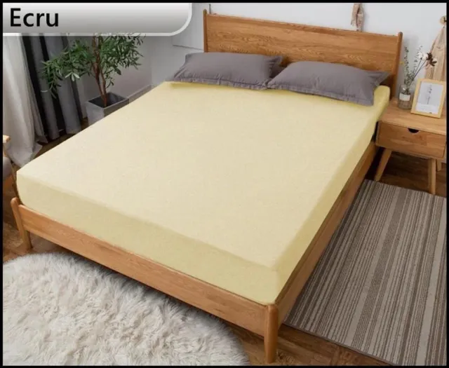 Refined Jersey Sheets hoeslaken 140 x 200 cm. 100% katoen beige