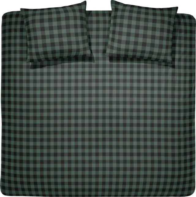 Damai Timber - Dekbedovertrek - Flanel - 240x200/220 cm - Green