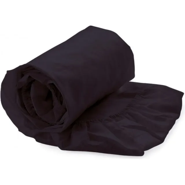 Auping hoeslaken Percale 180 x 210/220 zwart