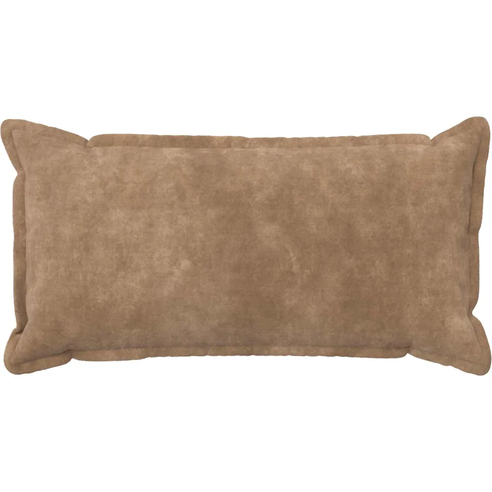 vidaXL Kussensloop 12 st HOUTEN Taupe 40 x 80 cm Microfiber Fleece, foto 2