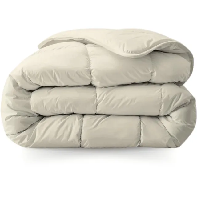 Zelesta Everyday Uni Sand Beach 240x200cm - Dekbed zonder overtrek - Wasbaar hoesloos dekbed - Bedrukt dekbed - All year zomerdekbed & winterdekbed