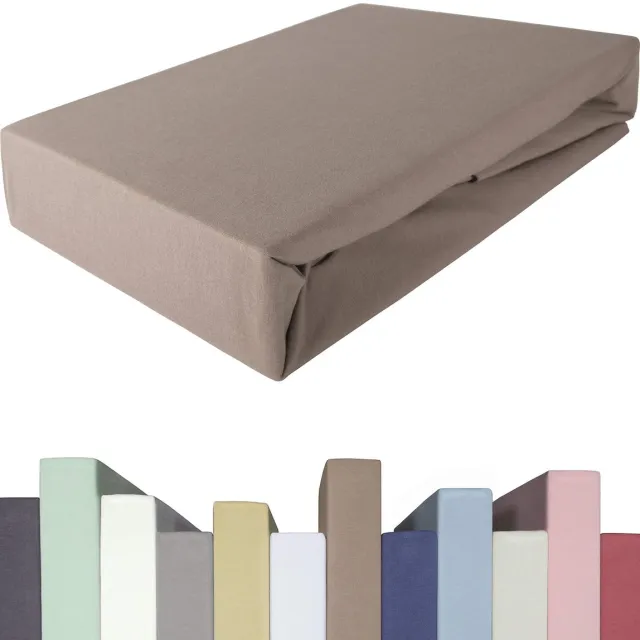 Ibenzoa Superieur Elastisch Hoeslaken voor Matrassen, Geschikt voor Boxspring- en Waterbedden, Toffee Kleur
