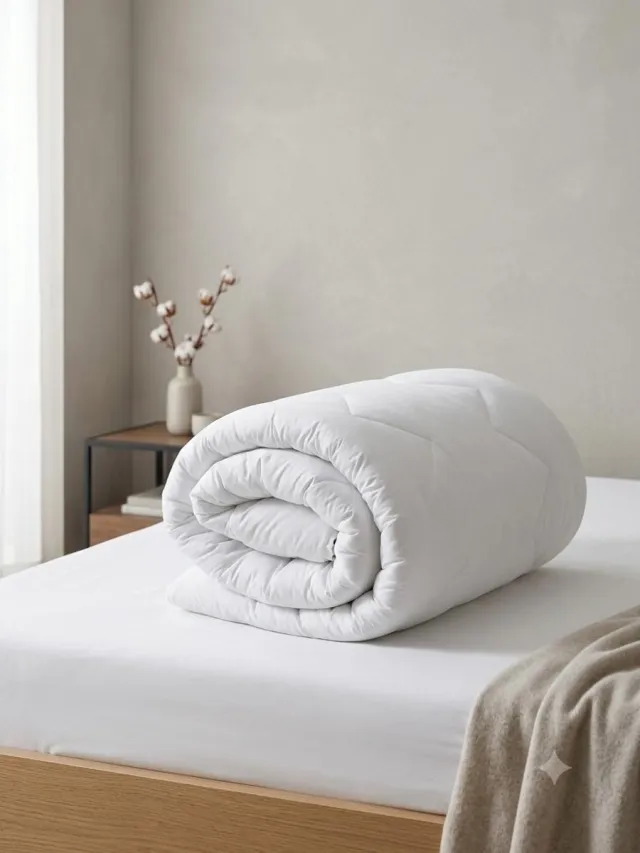 EVE Textile 4 Seizoenen Dekbed 135x200 cm - Eenpersoon Dekbed - Anti Allergie - Wit Dekbed - Wasbaar - Ademend en Lichtgewicht