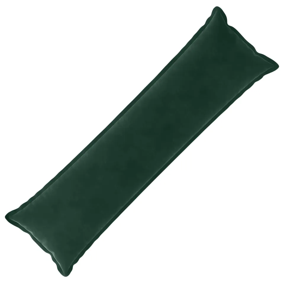 vidaXL Kussensloop HOUTEN Donkergroen 40 x 145 cm Fluweel groen, foto 3