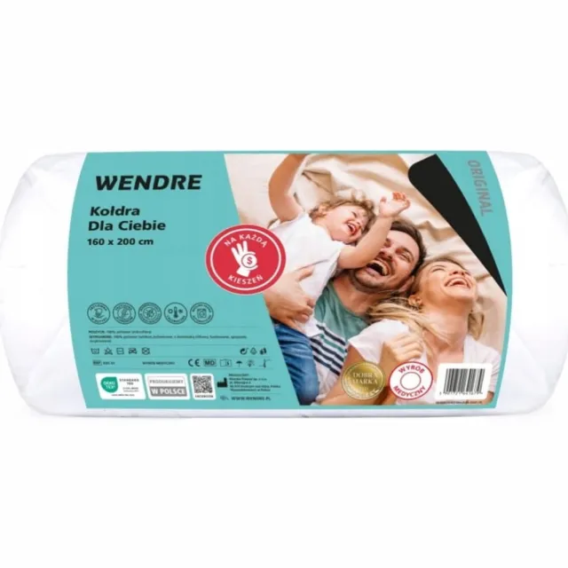 wendre Dla Ciebie Serie - Dekbed - 160x200 cm - All Year - Wit - Medisch