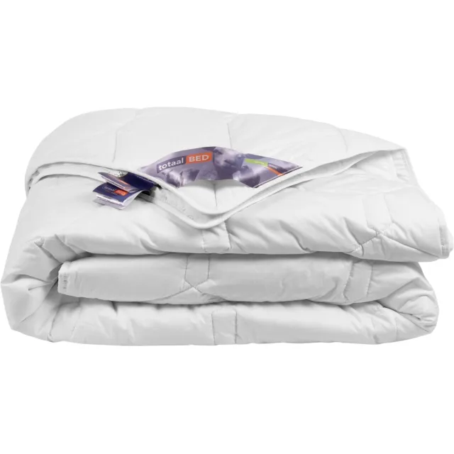 totaalBED Dekbed Romy 100% wol - 4-seizoenen - 140x200 cm - Anti-allergisch wit