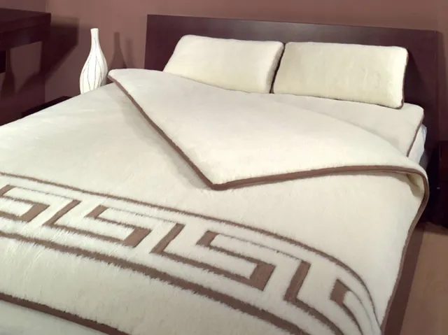 Dekbed 140x200 cm Luxe Merino & Kamelen Wol OnceDoce® – 100% Zuivere Australische Wol – Premium Wollen Dekbed 900 g/m² – Woolmark Certificaat – Wasbaar, Antiallergisch, Zacht & Warm creme ivoor bruin