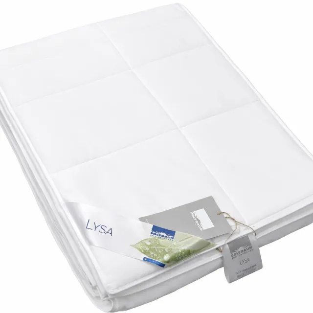Polydaun zomerdekbed lyocell wit