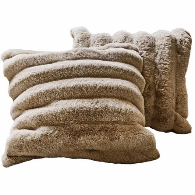Loberon Kussenhoes set van 2 Caelira beige