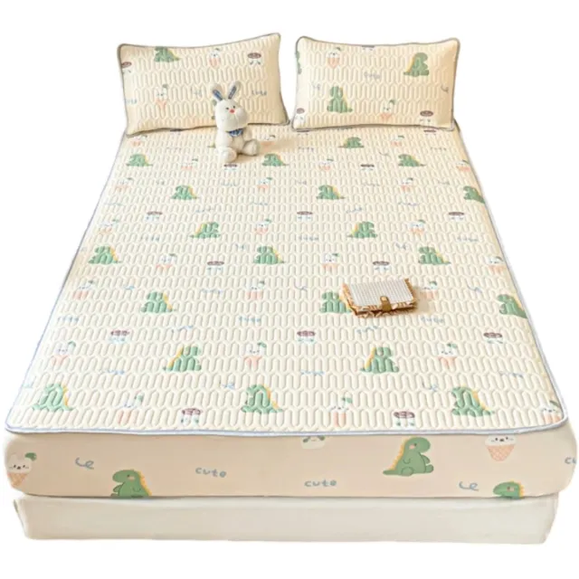 Jojoy Kinderbeddengoed Set - Dinosaurus Dekbedovertrek - Beddengoedset - Dino Thema - DUODREAM Multicolor