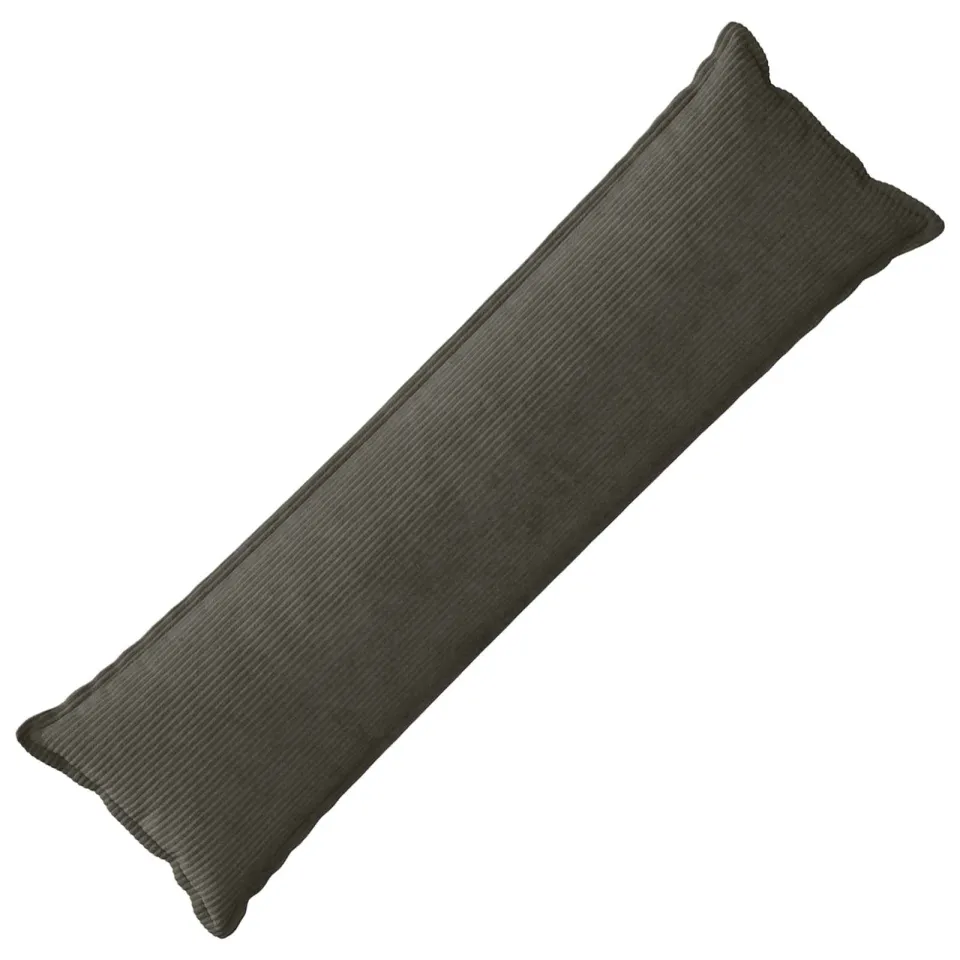 vidaXL Kussensloop HOUTEN Antraciet 40 x 145 cm corduroy, foto 3