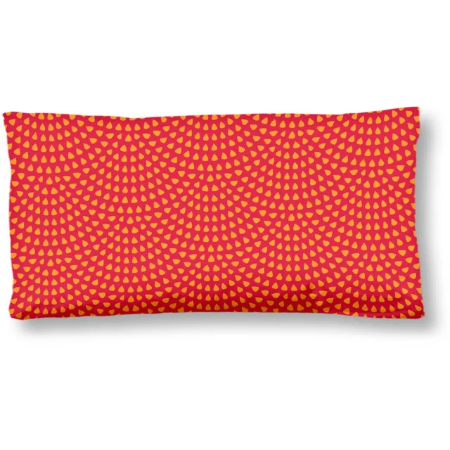 Hip kussensloop mandalas en bloemen - 40x80 cm - Rood - 100% Katoen satijn