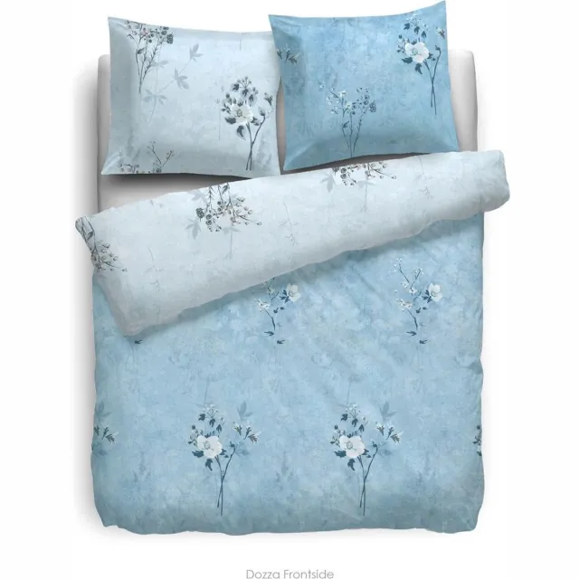 Heckettlane HNL Velvet Touch Ostana Dekbedovertrek - Lichtblauw