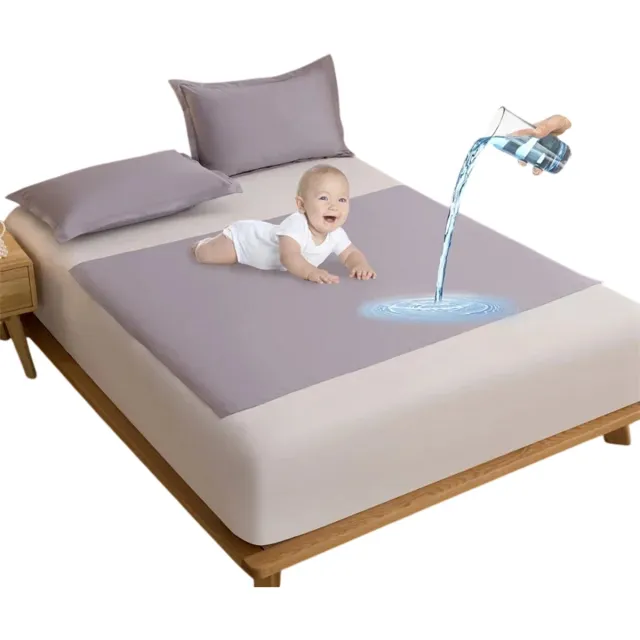 rimmo Waterdichte Matrasbeschermer TPU – Urine Beschermmat voor Volwassenen, Baby’s, Ouderen en Zwangere Vrouwen – Waterdichte Matrasbeschermer voor Bed, Matras en Massage Gebruik - Lichtgrijs - 50x70cm