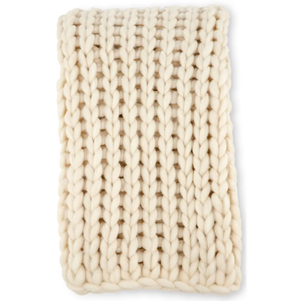 Nohr Plaid 'Alvis' 170 x 130cm, kleur Beige