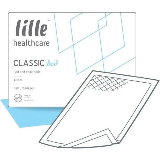 Lille Healthcare Lille Classic Bed Super 60 x 90 cm - 1 paquet de 30 protections 1 pak van 30 stuks