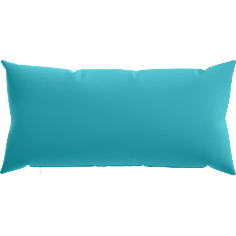 vidaXL Kussensloop 2 st HEERLEN Turquoise 40 x 80 cm Polyester