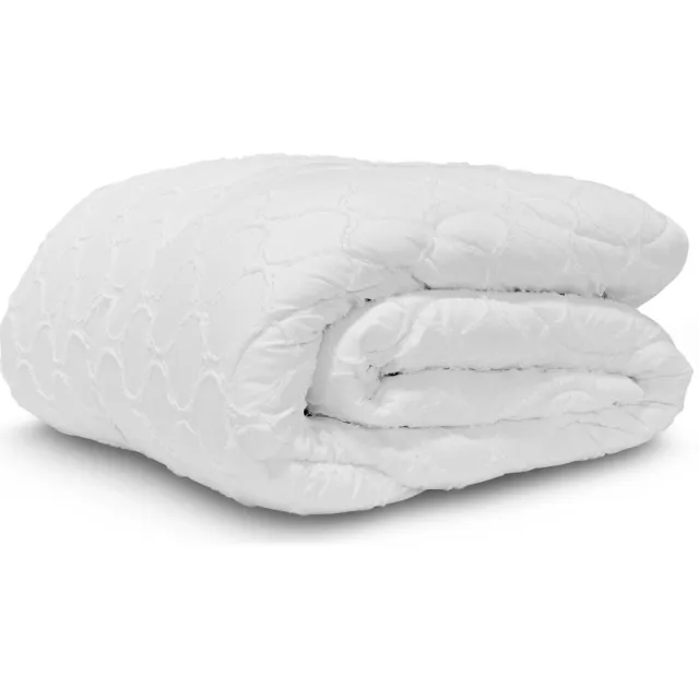 Zydante Dekbed Zonder Overtrek - Hoesloos Dekbed - Easy Dekbed - Tufted Curve - Wit / 200x200