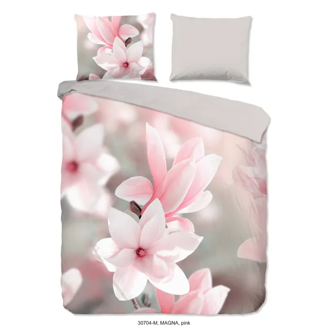 Pure polyester dekbedovertrek 2-persoons (200x220 cm) Roze