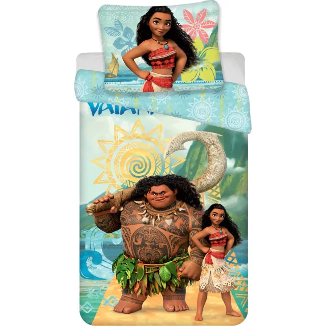 Vaiana Disney Vaiana Dekbedovertrek -140 x 200 cm - katoen Multicolor