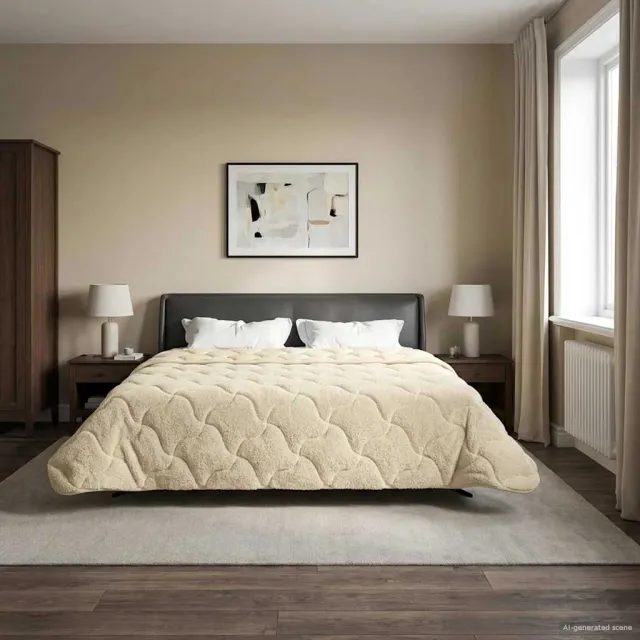 vidaXL Vol jaar dekbed 200 x 220 cm Crème