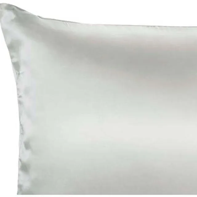 Silk Heaven 4x Zijden Kussensloop 50x70cm Maanlicht Ritssluiting 22 Momme - Kussensloop set - Luxe Silk Kussensloop 100% moerbei zijde - Zijde kussensloop - Silk Heaven - 50x70cm / Ritssluiting Zilver