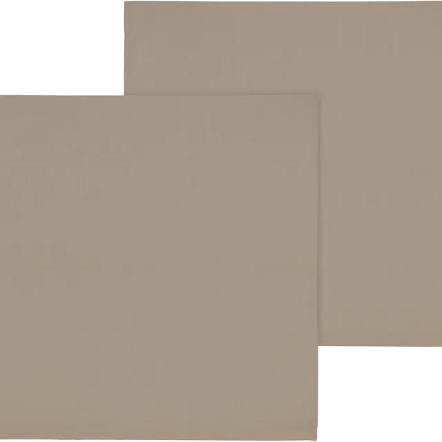 Södahl Calm Kussenhoes 60 x 63 cm 2 stuks Taupe