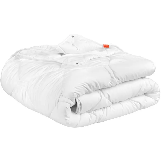 Sleepling 135x200 cm 4-seizoenendekbed Komfort 100 | dekbed voor alle seizoenen | overtrek gemaakt van 100% fijne microvezel | Made in Germany | Ökotex 100 | wasbaar op 95 graden wit