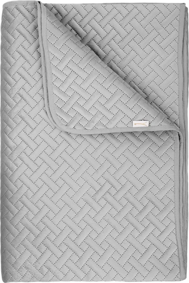 Zohome Bedsprei Audrey | Yellow Grijs, Roze, Beige