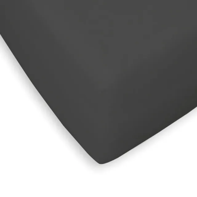 Briljant Home - Hoeslaken Percal voor Topdekmatras - 80 x 200 - Zwart