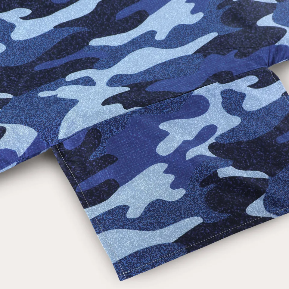 NOUS Kids Camo dekbedovertrek blauw, foto 5