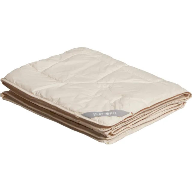 Yumeko dekbed wol zomer 260x220 - Biologisch & ecologisch ecru