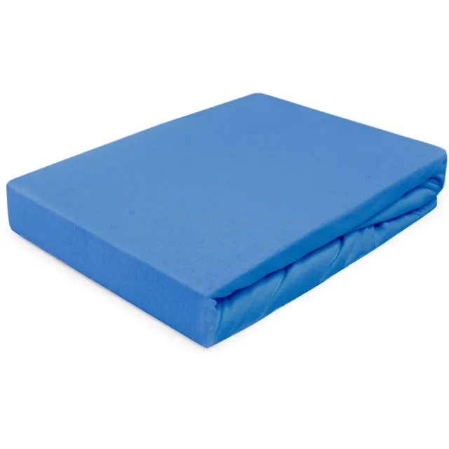 Darymex Jersey Hoeslaken met Elastiek - Helderblauw