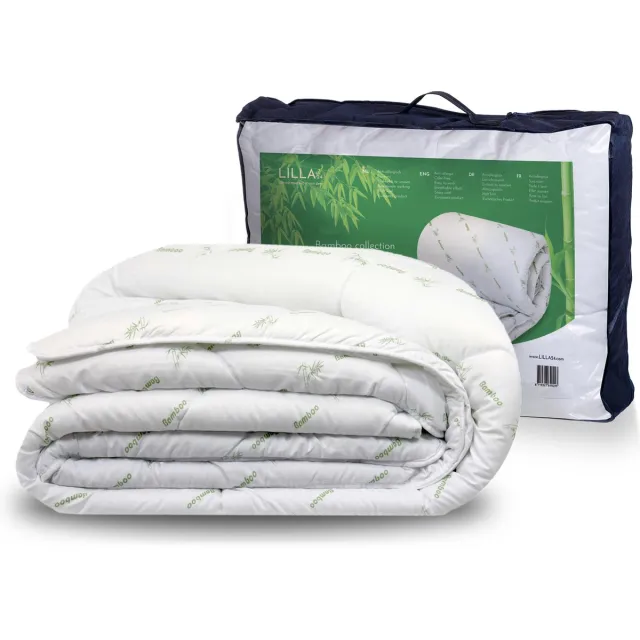 LILLA24 140x220 - Bamboe zomerdekbed - Enkel dekbed - Warmteklasse 4 - Anti-allergisch - 30 dagen proefslapen - Verkoelend dekbed Wit