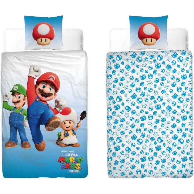 Super Mario Dekbedovertrek Multi Colour