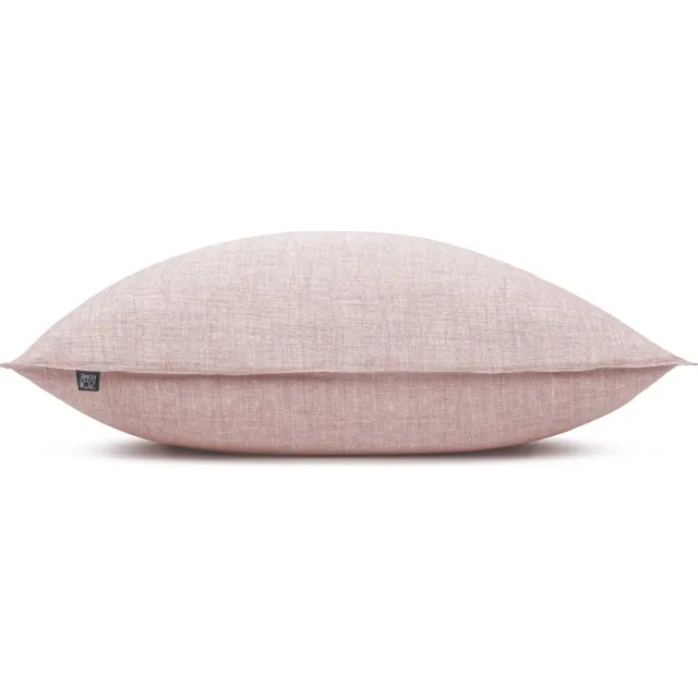 Zohome Zo! Home Lino katoen kussensloop roze - 80x80 - stijlvolle kleur - hoogwaardige kwaliteit