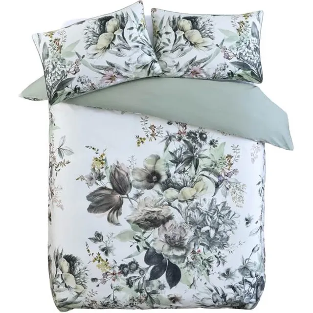 M.M Linen Etoile Dekbedovertrek - Tweepersoons - 200x200/220 cm - Wit