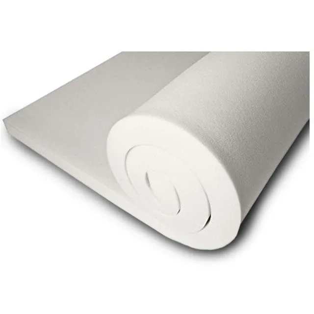 MatrasDirect Upgrade Oplegmatras - 180x200 - 4 cm dik - Anti-Allergie Wit/Geel