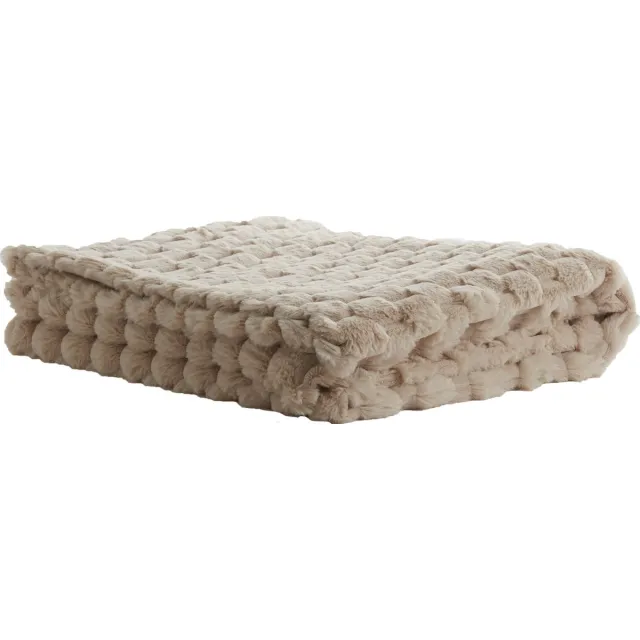 Light & Living Light&living Plaid 170x130 cm VIENNE beige Bruin